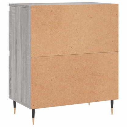 Sideboards 2 Stk. Grau Sonoma Holzwerkstoff