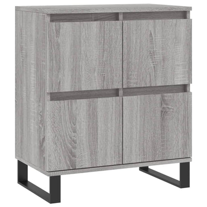 Sideboards 2 Stk. Grau Sonoma Holzwerkstoff