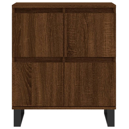 Sideboards 2 Stk. Braun Eichen-Optik Holzwerkstoff