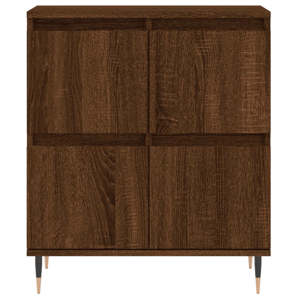 Sideboards 3 Stk. Braun Eichen-Optik Holzwerkstoff