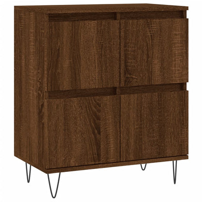 Sideboards 3 Stk. Braun Eichen-Optik Holzwerkstoff