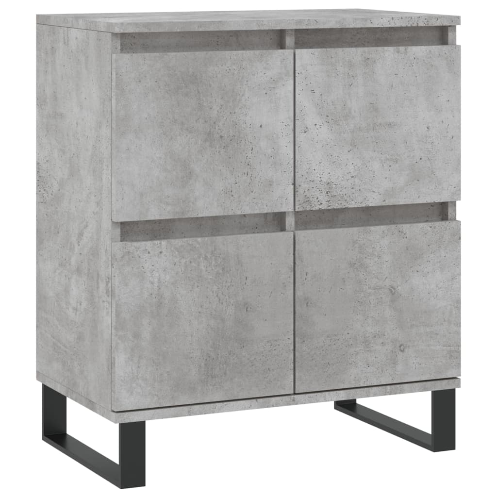 Sideboards 3 Stk. Betongrau Holzwerkstoff