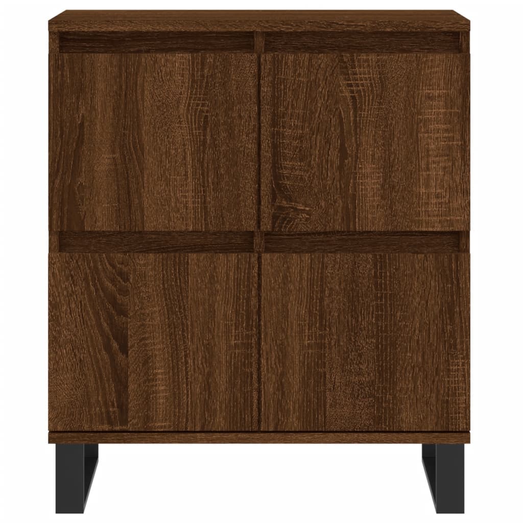 Sideboards 3 Stk. Braun Eichen-Optik Holzwerkstoff