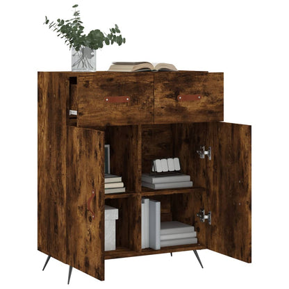 Sideboard Räuchereiche 69,5x34x90 cm Holzwerkstoff