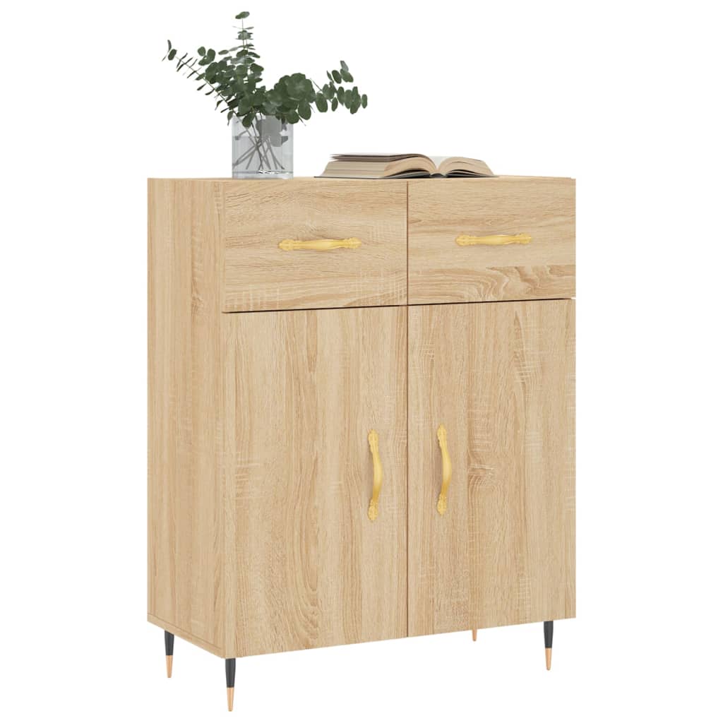 Sideboard Sonoma-Eiche 69,5x34x90 cm Holzwerkstoff