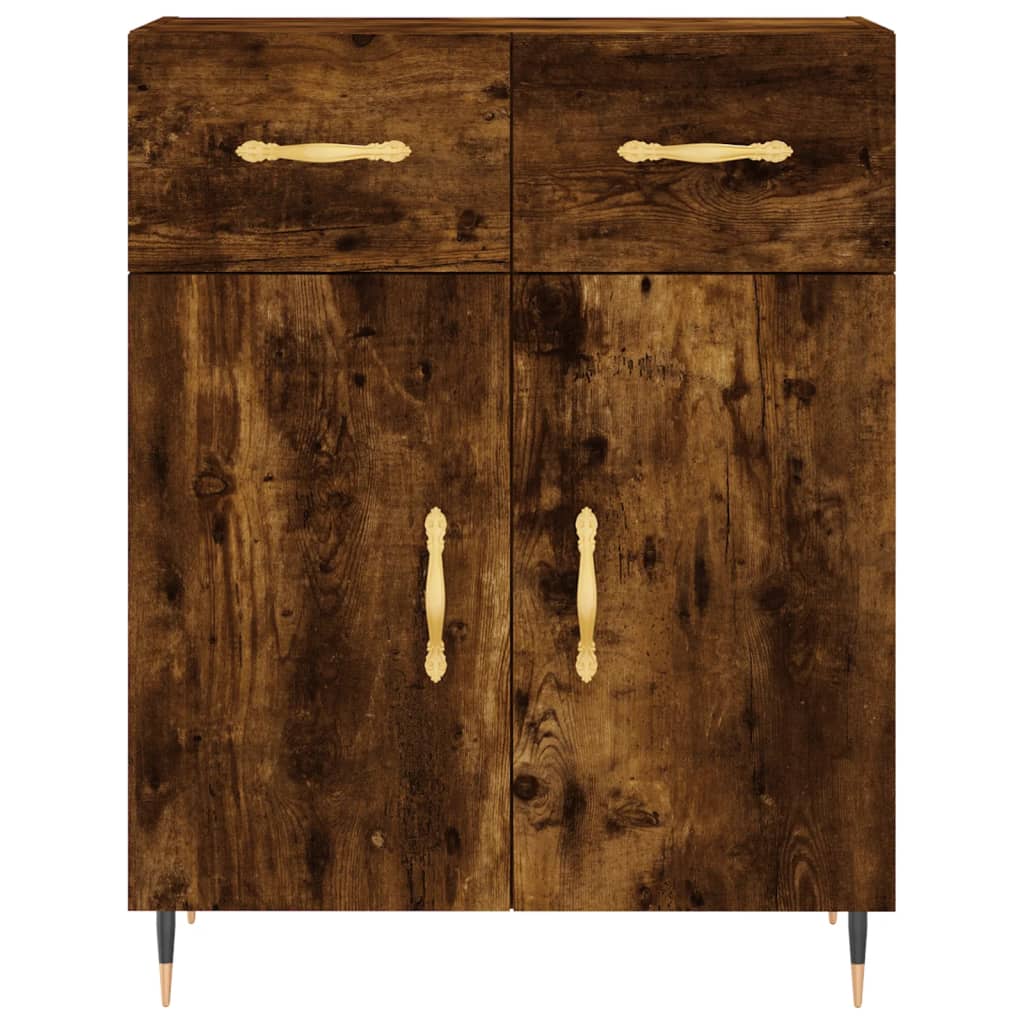 Sideboard Räuchereiche 69,5x34x90 cm Holzwerkstoff