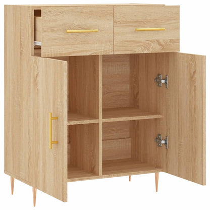 Sideboard Sonoma-Eiche 69,5x34x90 cm Holzwerkstoff