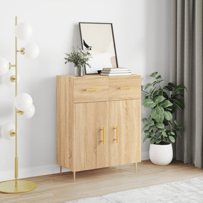 Sideboard Sonoma-Eiche 69,5x34x90 cm Holzwerkstoff