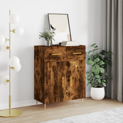 Sideboard Räuchereiche 69,5x34x90 cm Holzwerkstoff