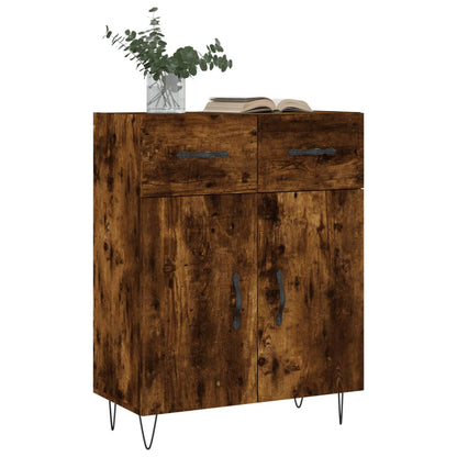 Sideboard Räuchereiche 69,5x34x90 cm Holzwerkstoff