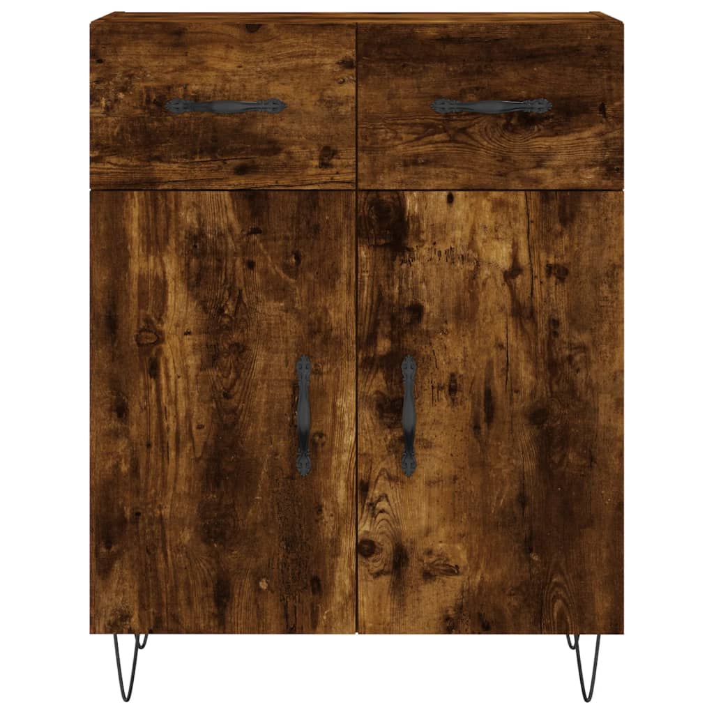 Sideboard Räuchereiche 69,5x34x90 cm Holzwerkstoff