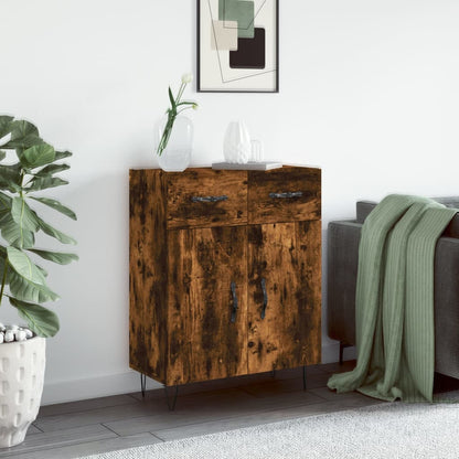 Sideboard Räuchereiche 69,5x34x90 cm Holzwerkstoff