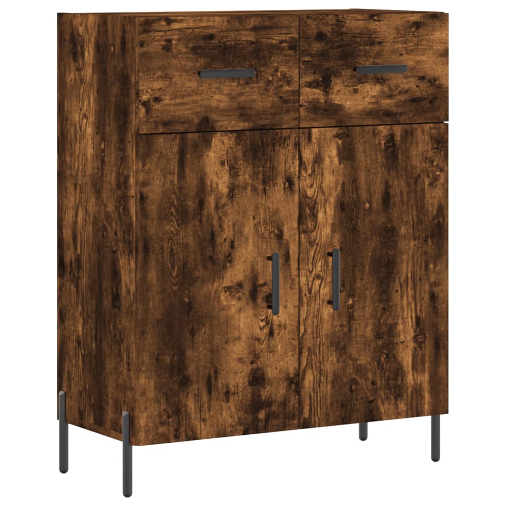 Sideboard Räuchereiche 69,5x34x90 cm Holzwerkstoff