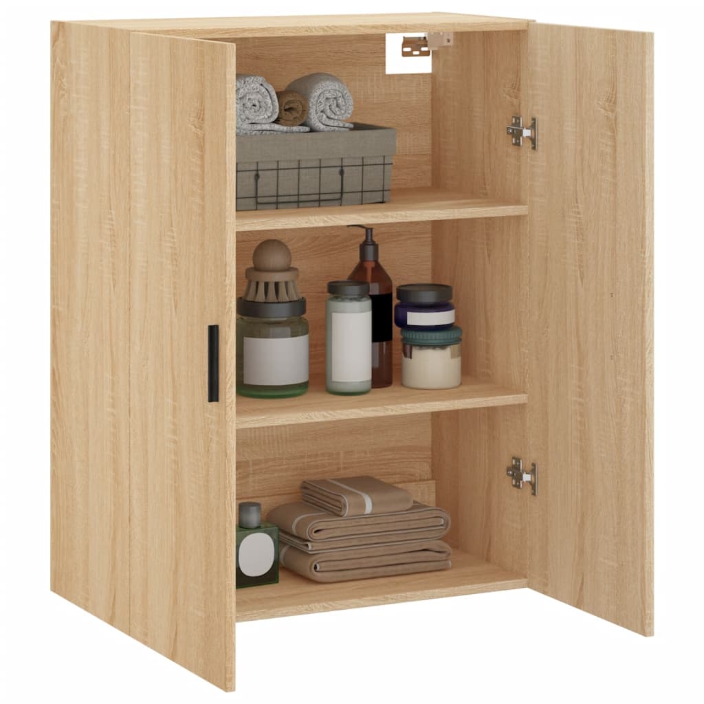 Wandschrank Sonoma-Eiche 69,5x34x90 cm