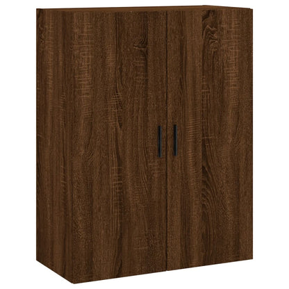 Wandschrank Braun Eichen-Optik 69,5x34x90 cm