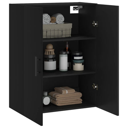 Wandschrank Schwarz 69,5x34x90 cm