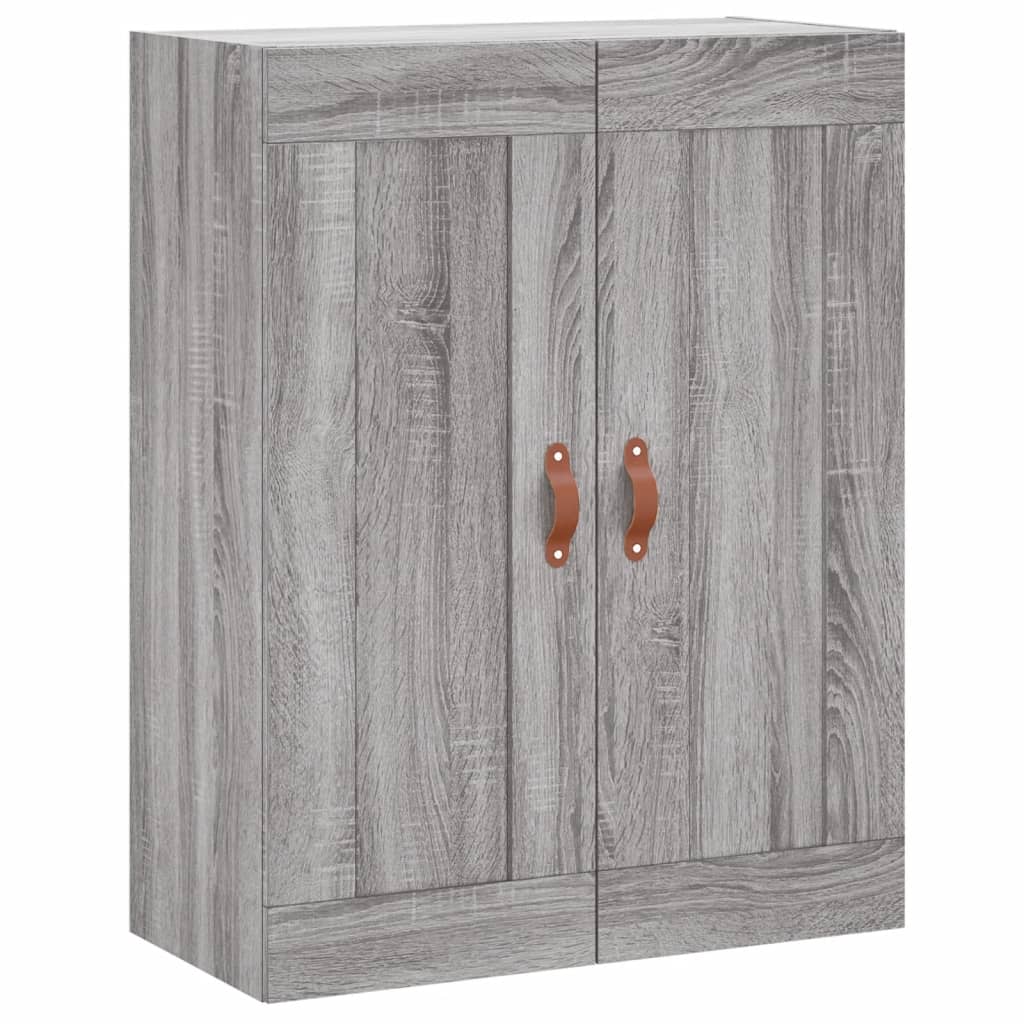 Wandschrank Grau Sonoma 69,5x34x90 cm Holzwerkstoff