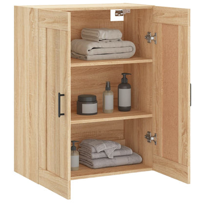 Wandschrank Sonoma-Eiche 69,5x34x90 cm Holzwerkstoff