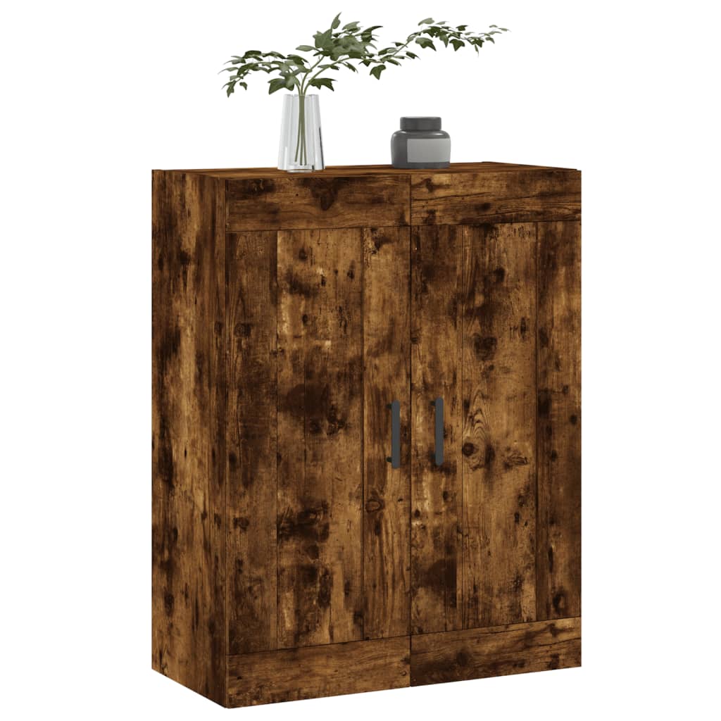 Wandschrank Räuchereiche 69,5x34x90 cm Holzwerkstoff