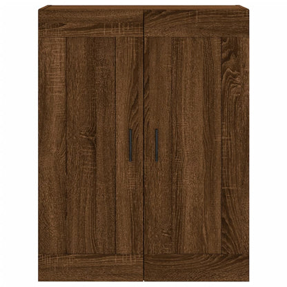 Wandschrank Braun Eichen-Optik 69,5x34x90 cm Holzwerkstoff