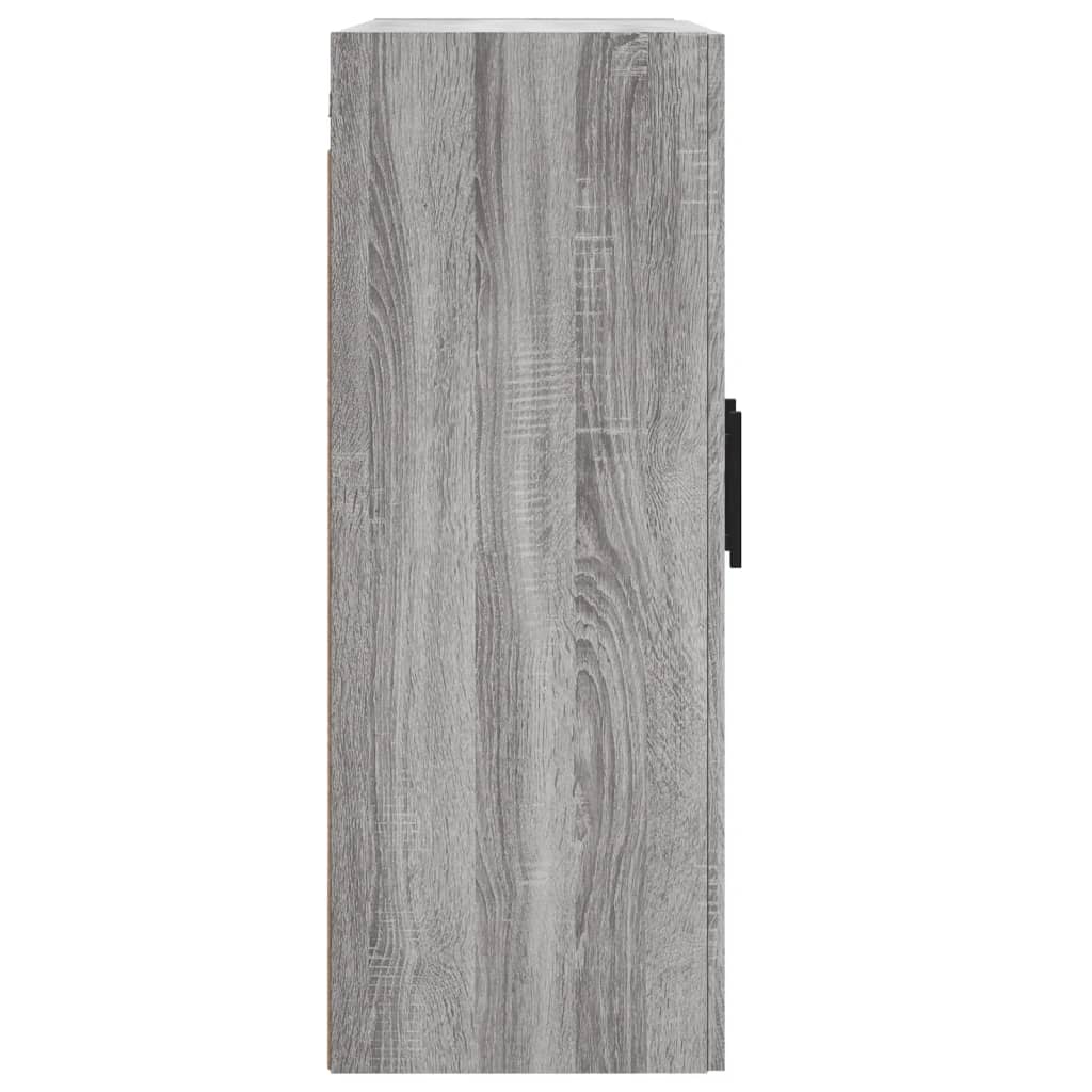 Wandschrank Grau Sonoma 69,5x34x90 cm Holzwerkstoff