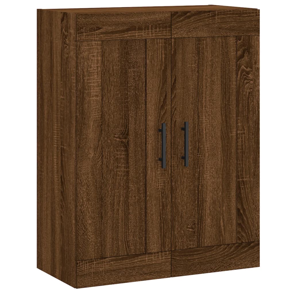 Wandschrank Braun Eichen-Optik 69,5x34x90 cm Holzwerkstoff