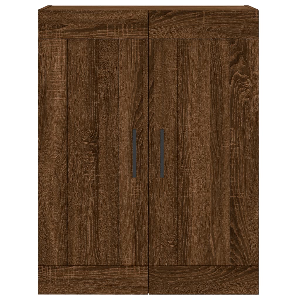 Wandschrank Braun Eichen-Optik 69,5x34x90 cm Holzwerkstoff