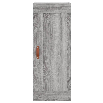 Wandschrank Grau Sonoma 34,5x34x90 cm Holzwerkstoff