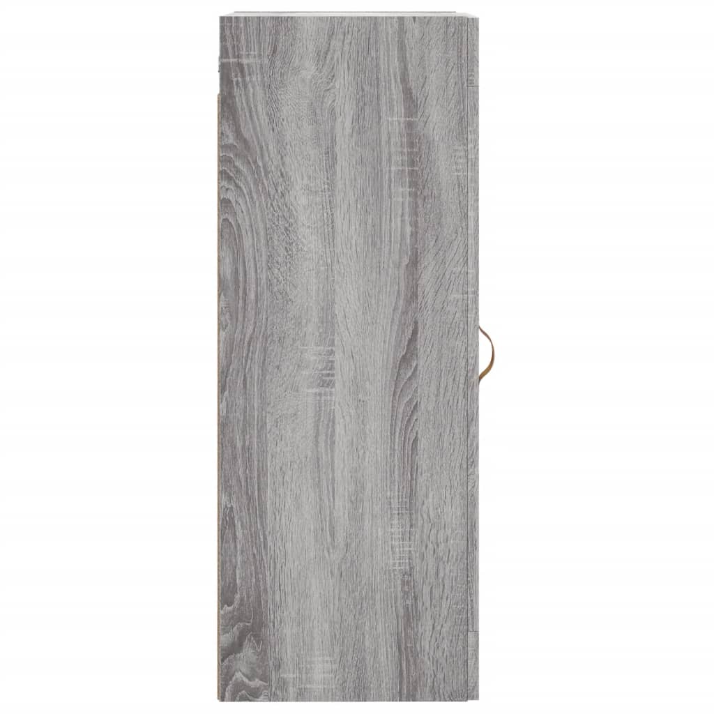 Wandschrank Grau Sonoma 34,5x34x90 cm Holzwerkstoff