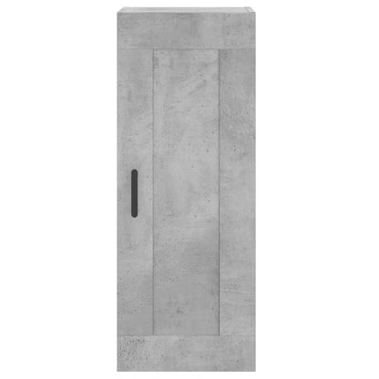 Wandschrank Betongrau 34,5x34x90 cm Holzwerkstoff