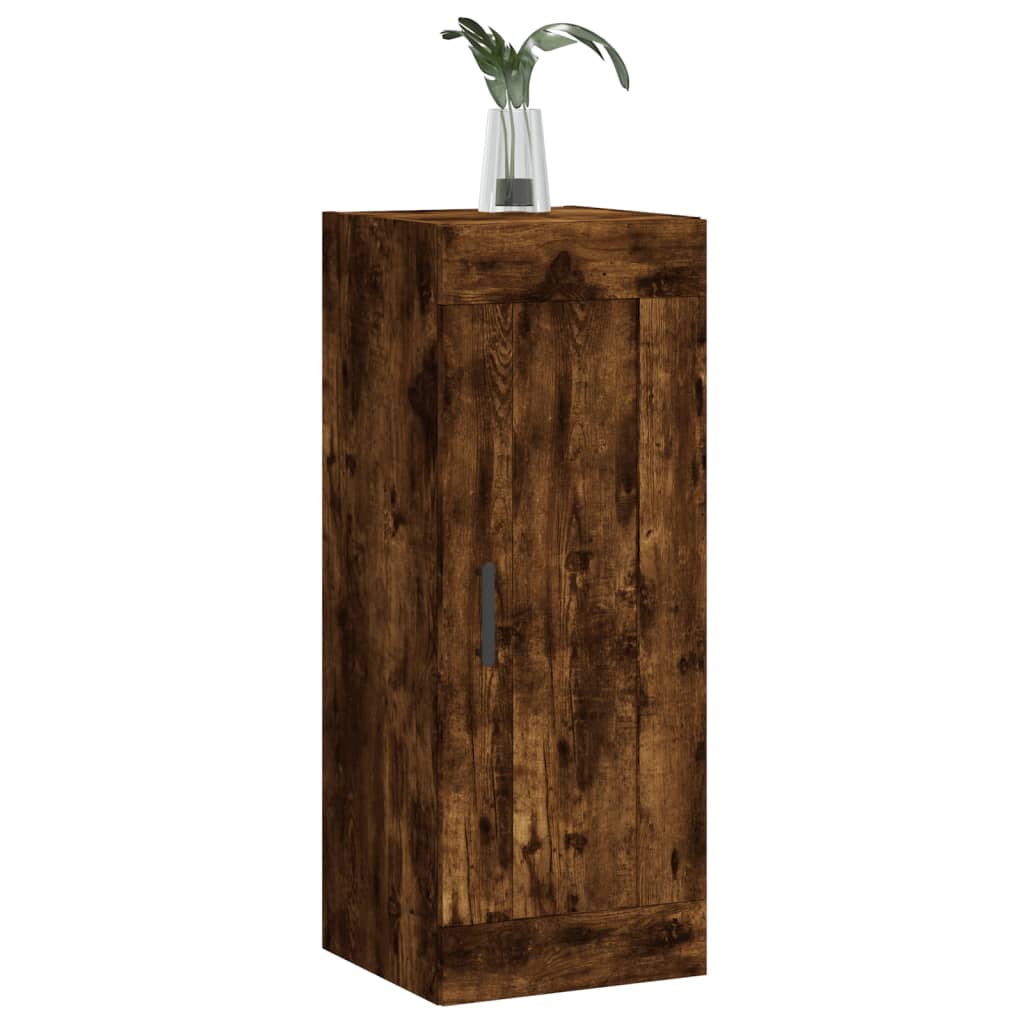 Wandschrank Räuchereiche 34,5x34x90 cm Holzwerkstoff