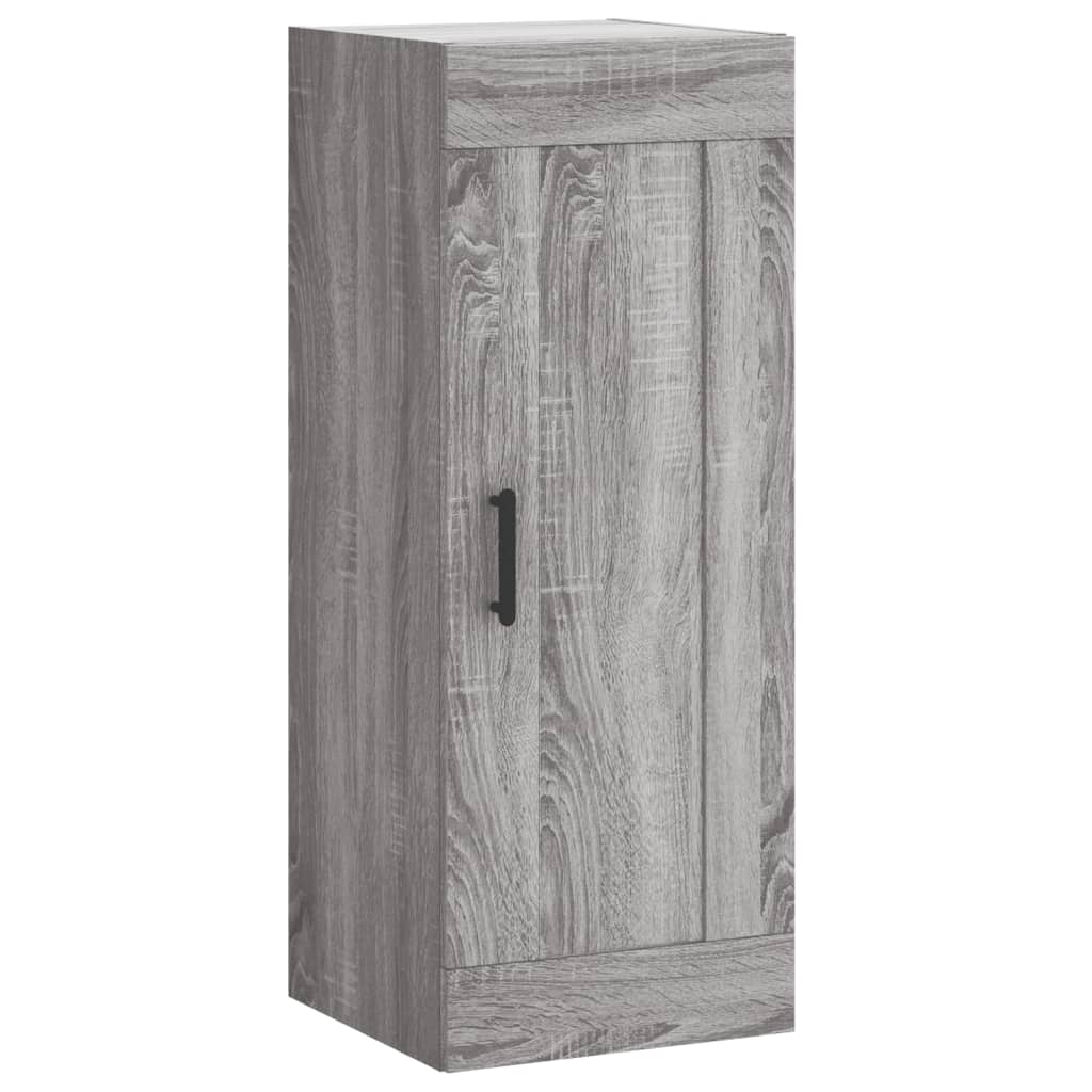 Wandschrank Grau Sonoma 34,5x34x90 cm Holzwerkstoff