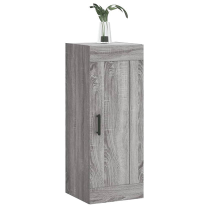 Wandschrank Grau Sonoma 34,5x34x90 cm Holzwerkstoff