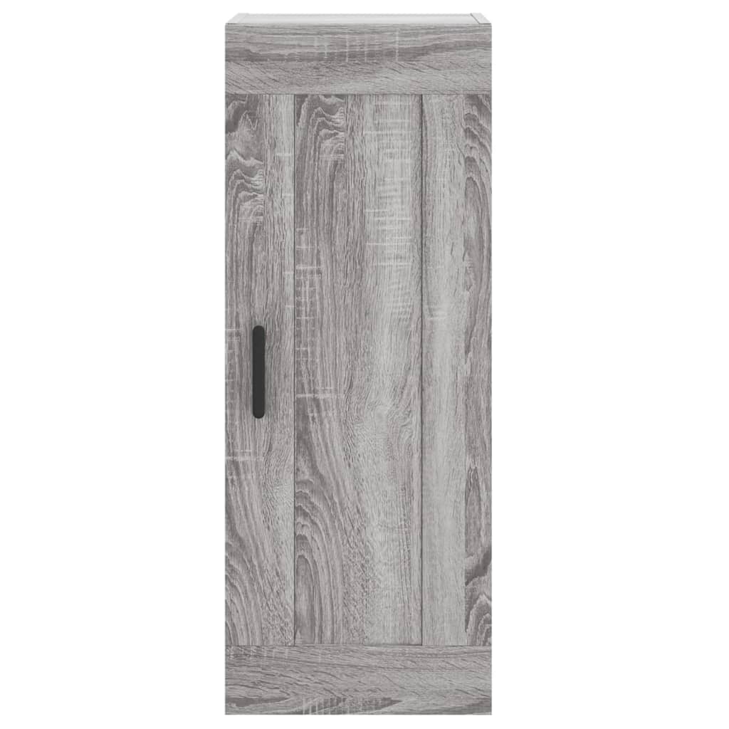 Wandschrank Grau Sonoma 34,5x34x90 cm Holzwerkstoff