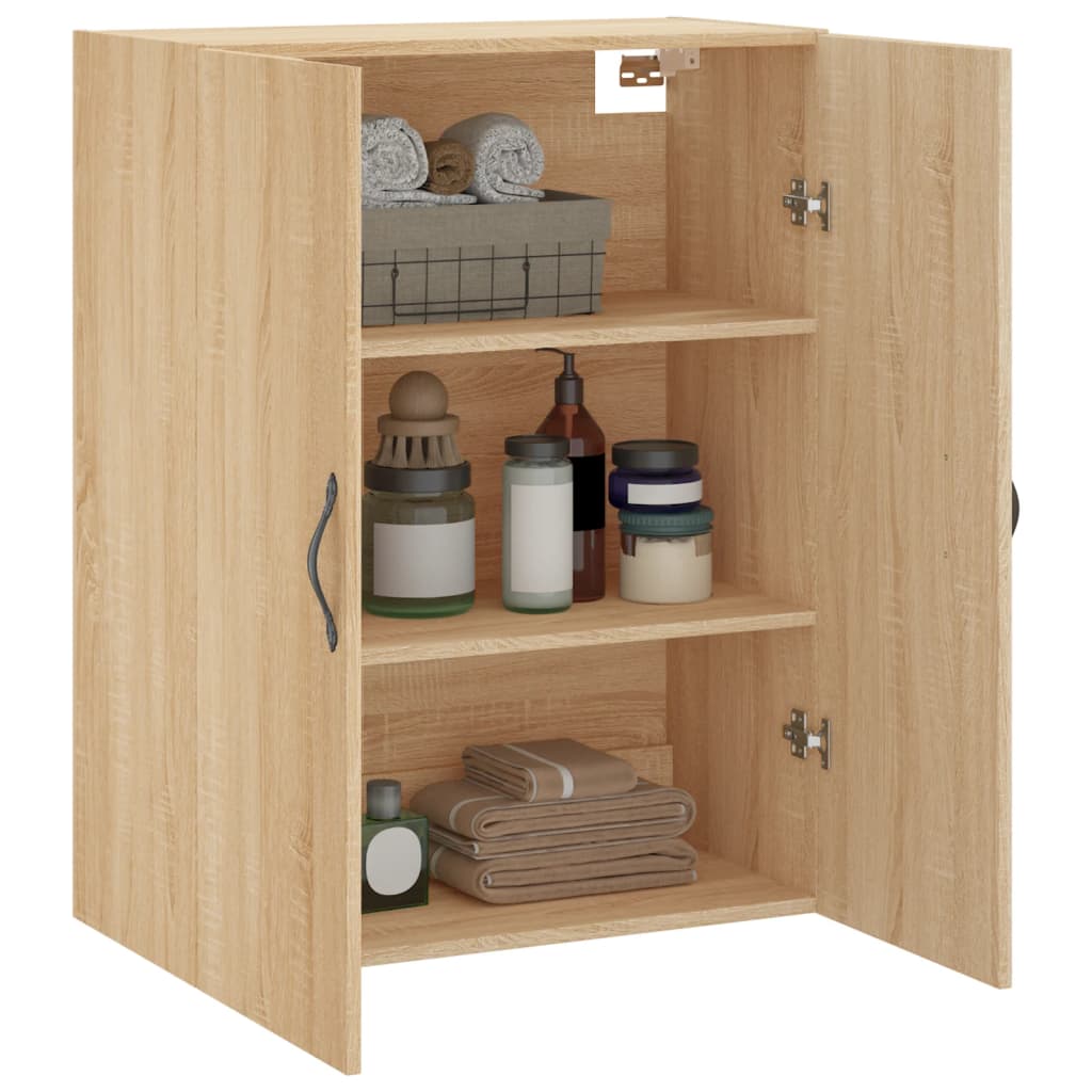 Wandschrank Sonoma-Eiche 69,5x34x90 cm Holzwerkstoff