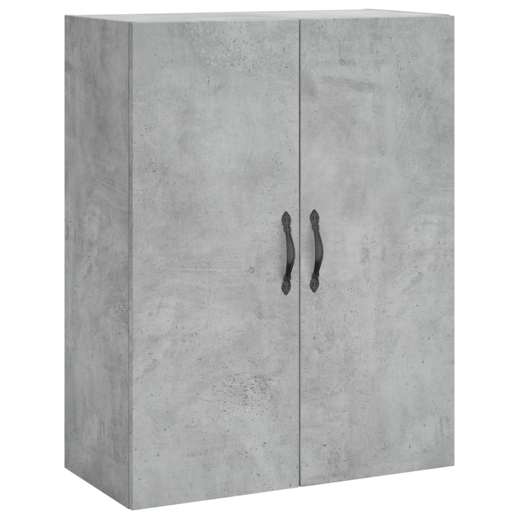 Wandschrank Betongrau 69,5x34x90 cm Holzwerkstoff