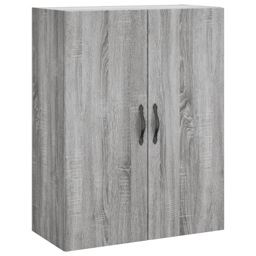 Wandschrank Grau Sonoma 69,5x34x90 cm Holzwerkstoff