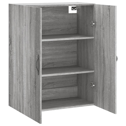 Wandschrank Grau Sonoma 69,5x34x90 cm Holzwerkstoff