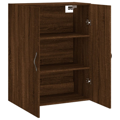 Wandschrank Braun Eichen-Optik 69,5x34x90 cm Holzwerkstoff