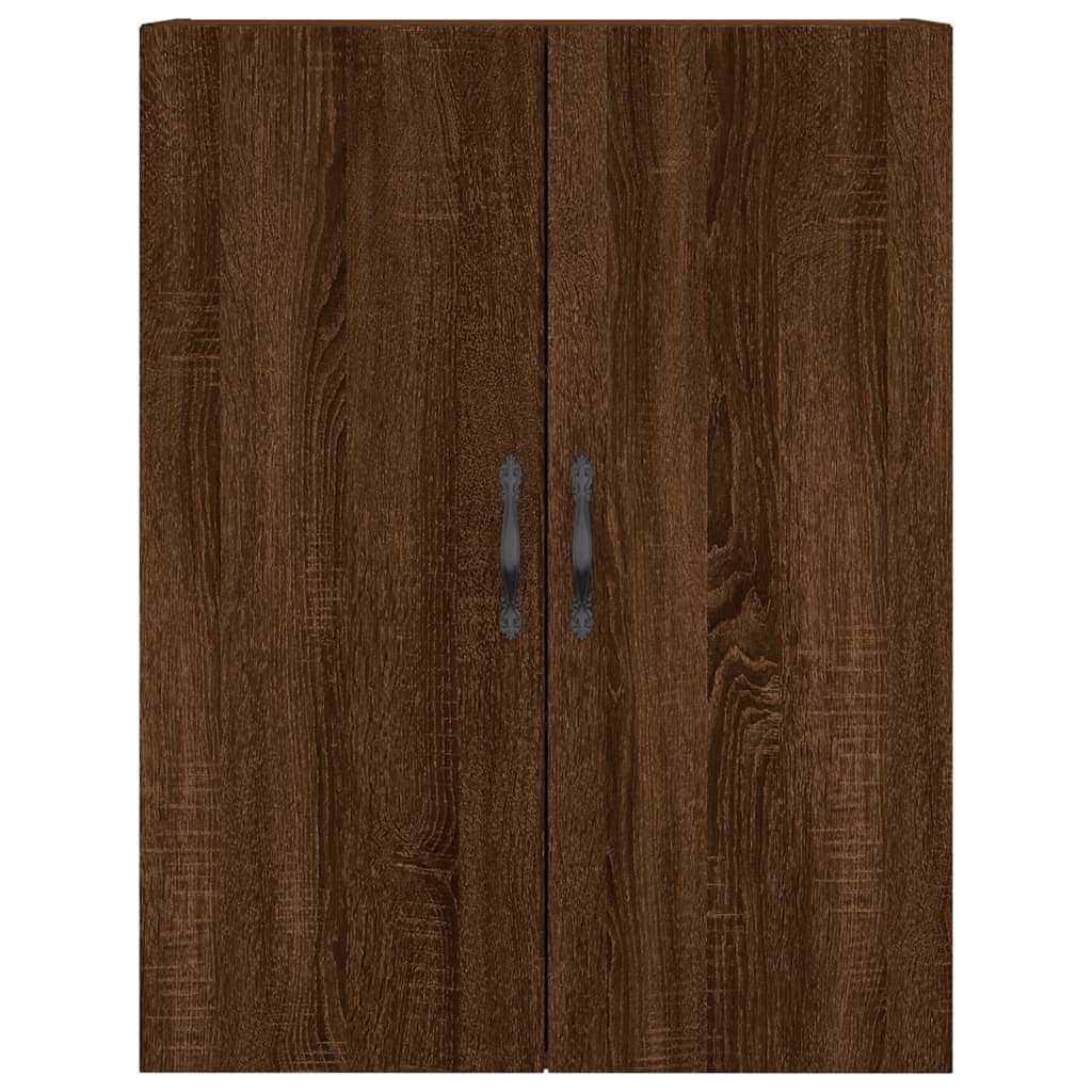 Wandschrank Braun Eichen-Optik 69,5x34x90 cm Holzwerkstoff