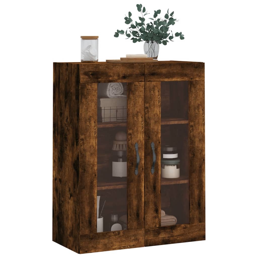 Wandschrank Räuchereiche 69,5x34x90 cm Holzwerkstoff