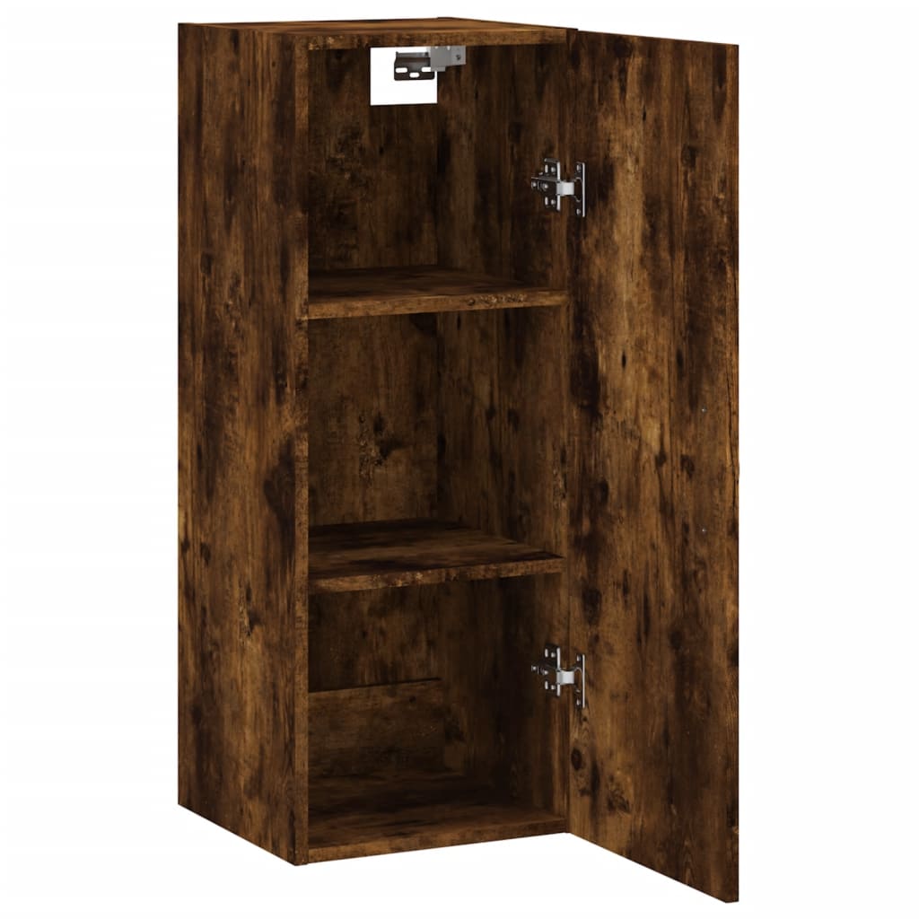 Wandschrank Räuchereiche 34,5x34x90 cm Holzwerkstoff