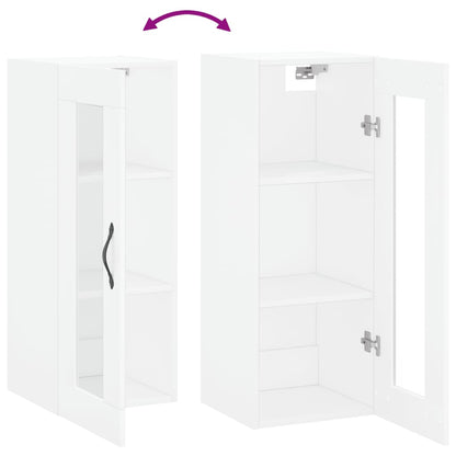 Wandschrank Weiß 34,5x34x90 cm