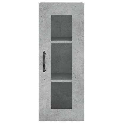 Wandschrank Betongrau 34,5x34x90 cm