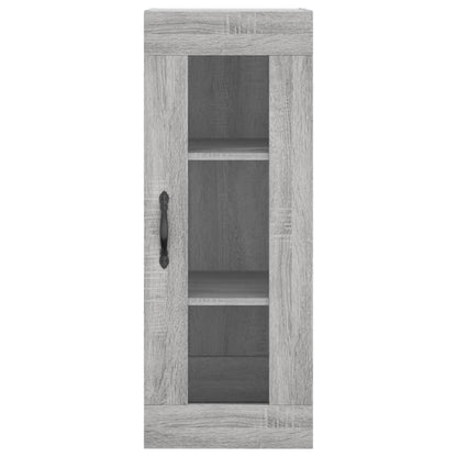 Wandschrank Grau Sonoma 34,5x34x90 cm