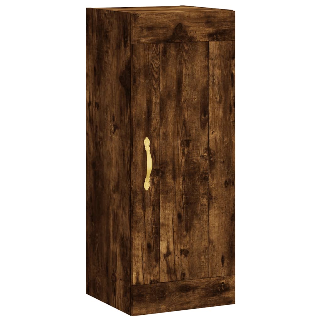 Wandschrank Räuchereiche 34,5x34x90 cm Holzwerkstoff