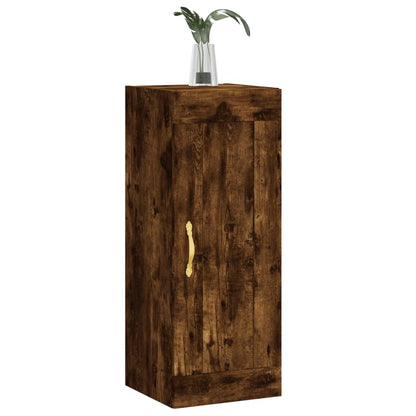 Wandschrank Räuchereiche 34,5x34x90 cm Holzwerkstoff