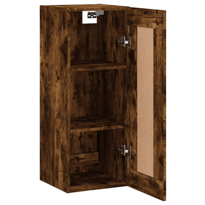 Wandschrank Räuchereiche 34,5x34x90 cm Holzwerkstoff