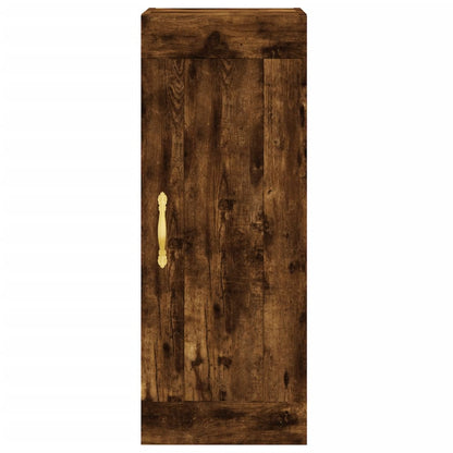 Wandschrank Räuchereiche 34,5x34x90 cm Holzwerkstoff