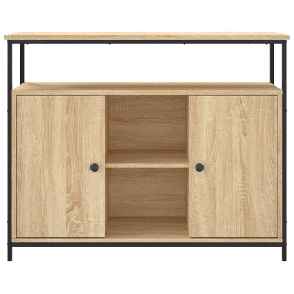 Sideboard Sonoma-Eiche 100x35x80 cm Holzwerkstoff